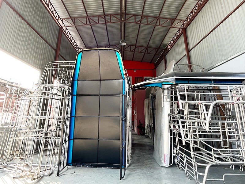 ผลิตหลังคาอลูมิเนียมตู้ทึบรถบรรทุก