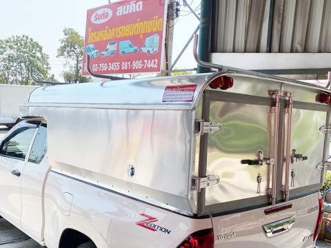 รับต่อโครงหลังคารถกระบะบรรทุกสินค้า