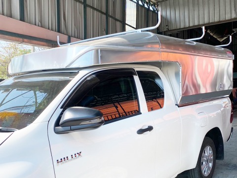 รับทำหลังคาตู้แห้งรถกระบะ